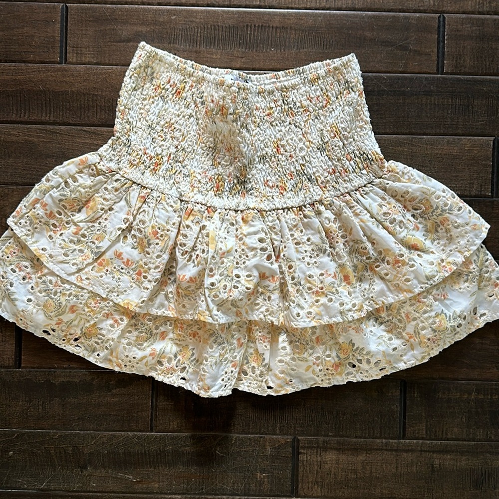 En Saison smocked skirt